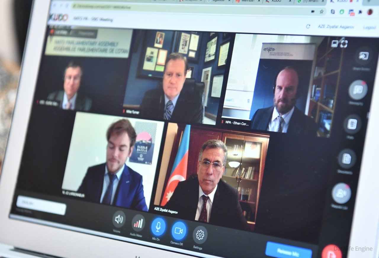 NATO Parlament Assambleyasının Müdafiə və Təhlükəsizlik Komitəsinin video konfrans formatında iclası keçirilib