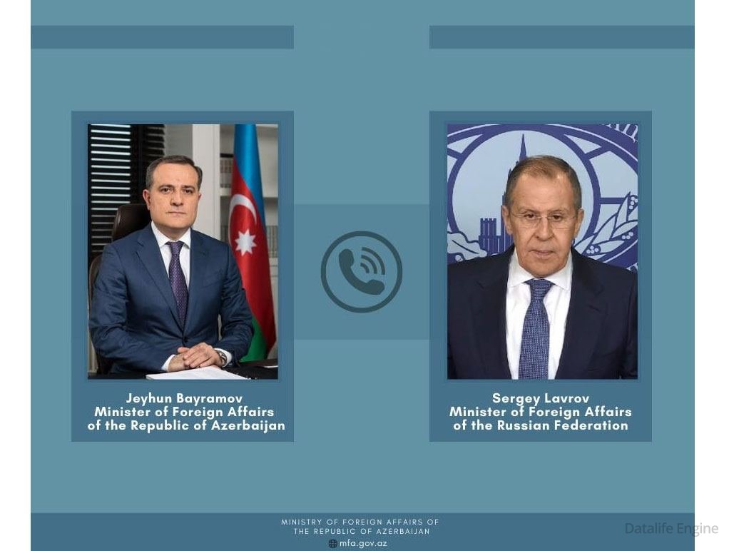 Ceyhun Bayramov və Sergey Lavrov arasında telefon danışığının təfərrüatları açıqlanıb 