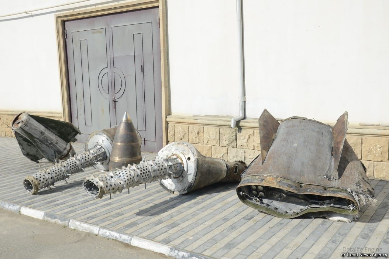 Ermənistanın Azərbaycana qarşı istifadə etdiyi “İskəndər” raketlərinin qalıqları