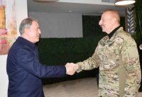Azərbaycan Prezidenti Şuşada Hulusi Akarı qəbul edib
