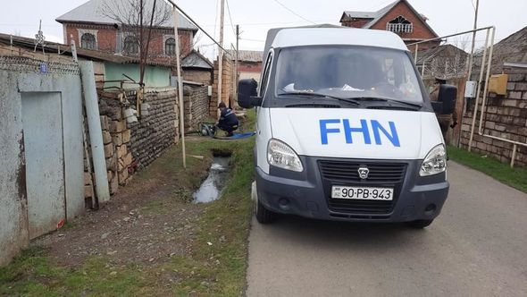 FHN Lənkəranda su basmış ərazilərdə işlər aparır 