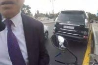 Bakıda motosiklet sürücüsünü döyən "Lexus" sahibi DANIŞDI