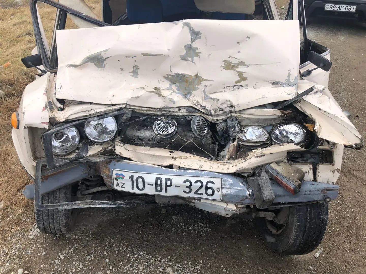 Bakı-Quba yolunda DƏHŞƏTLİ QƏZA: Ata və azyaşlı qızı öldü - FOTO
