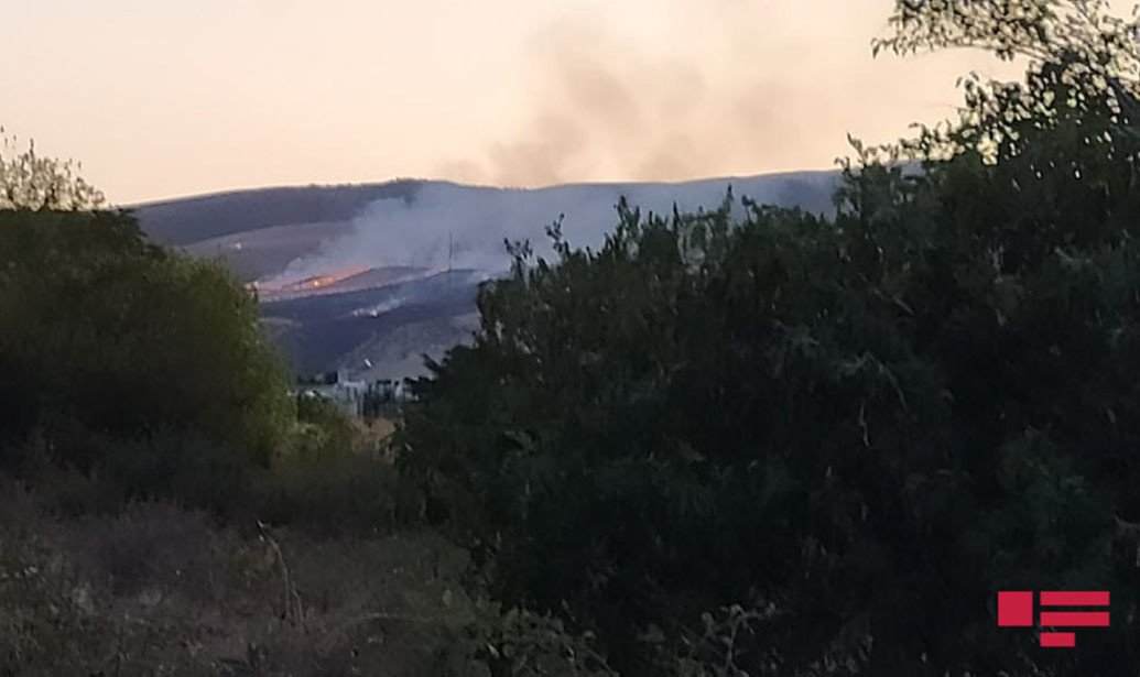 Ermənilər Qarabağda yanğın törətdi - FOTO