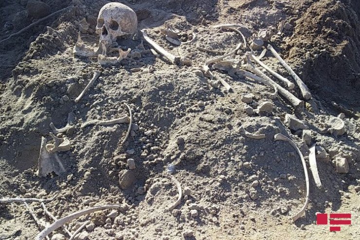 Bakıda qadın skeleti tapıldı