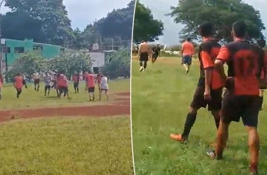 Hakim gənc futbolçunu bıçaqladı Hakim gənc futbolçunu bıçaqladı