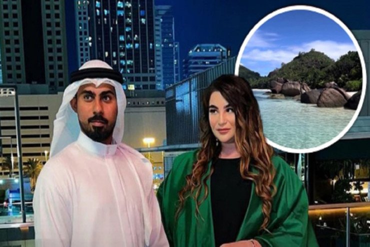 Milyonçu arvadının təhlükəsiz bikini geyinməsi üçün ada aldı
