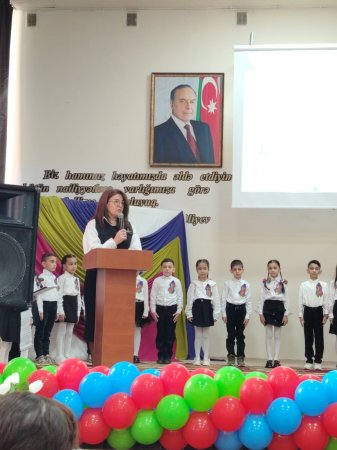 288 nömrəli tam orta məktəbdə Zəfər tədbiri