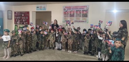 288 nömrəli tam orta məktəbdə Zəfər tədbiri